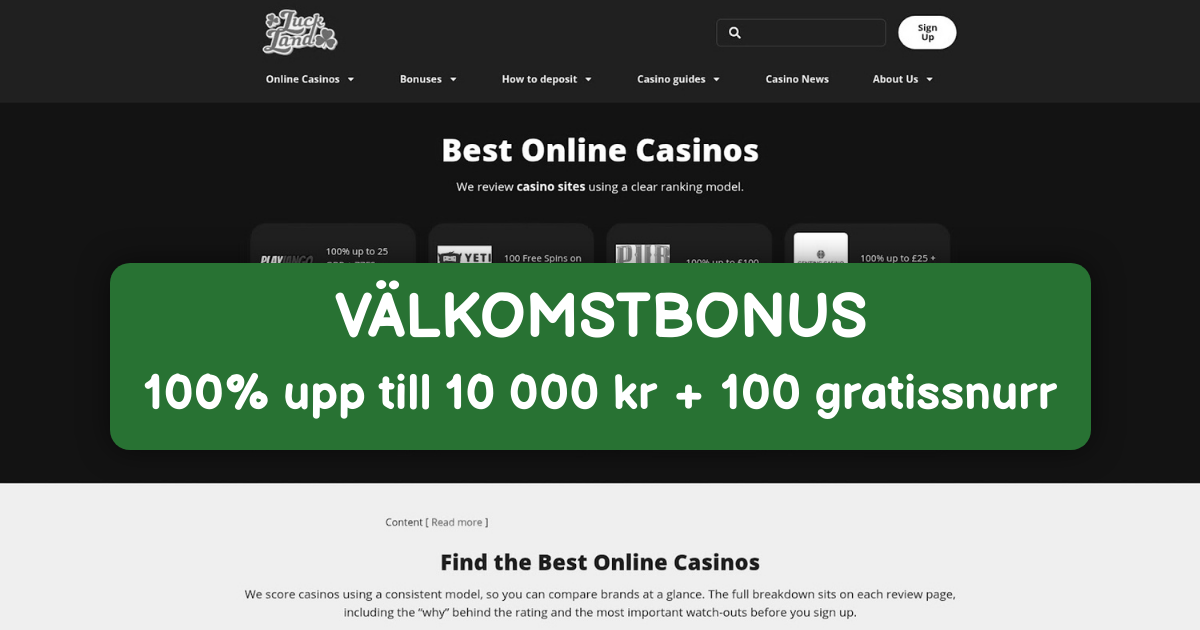 LuckLand Casino Sverige